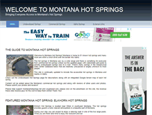 Tablet Screenshot of montanahotsprings.net